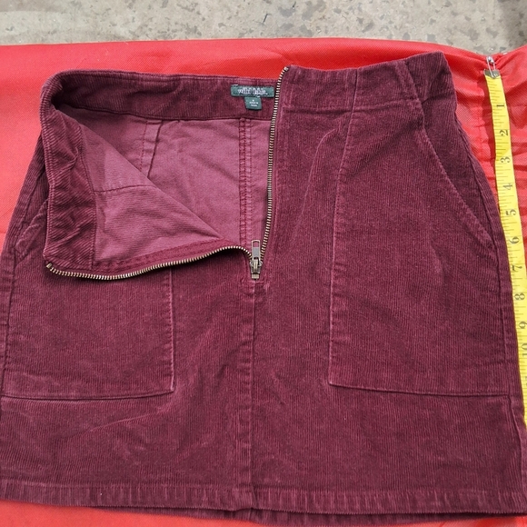 Wild Fable Burgundy Corduroy Skirt - Picture 11 of 12